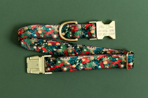 The Christmas Garland Endurance Dog Collar