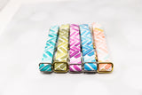 Mint Watercolor Herringbone Dog Collar