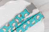 Tacos on Turquoise Dog Collar