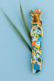 Rifle Paper Company Blue Floral Dog Collar