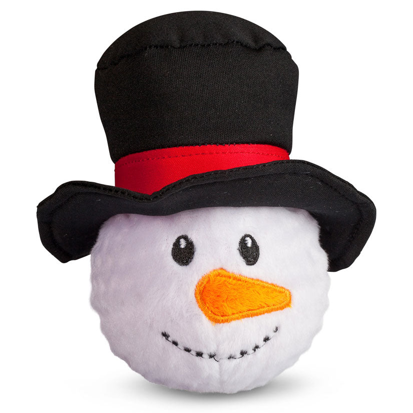 Snowman Ball Dog Toy Zaley Designs