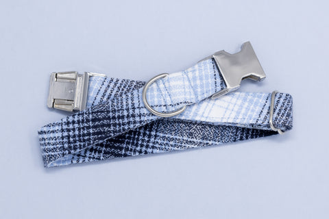 Charlie Flannel Plaid Dog Collar