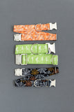 Orange Watercolor Pumpkins Dog Collar