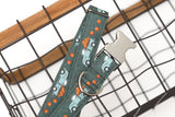 Pumpkin Trucks Dog Collar