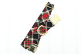 Black Classic Christmas Plaid Dog Collar
