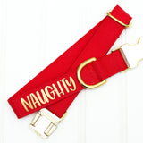 Naughty or Nice Dog Collar