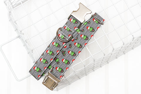 Santa T-Rex Dog Collar
