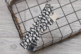 Black & White Ghosts Dog Collar