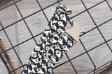 Black & White Ghosts Dog Collar