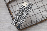 Black & White Ghosts Dog Collar