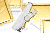 Silver Glitter Dog Collar