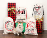 Santa Bag - First Class Circle Stamp