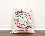 Santa Bag - First Class Circle Stamp