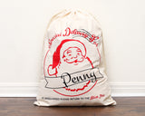 Santa Bag - Vintage Santa