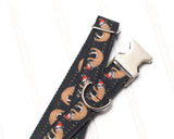 Christmas Sloths Dog Collar