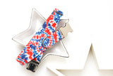 Red, White & Blue Tie Dye Dog Collar