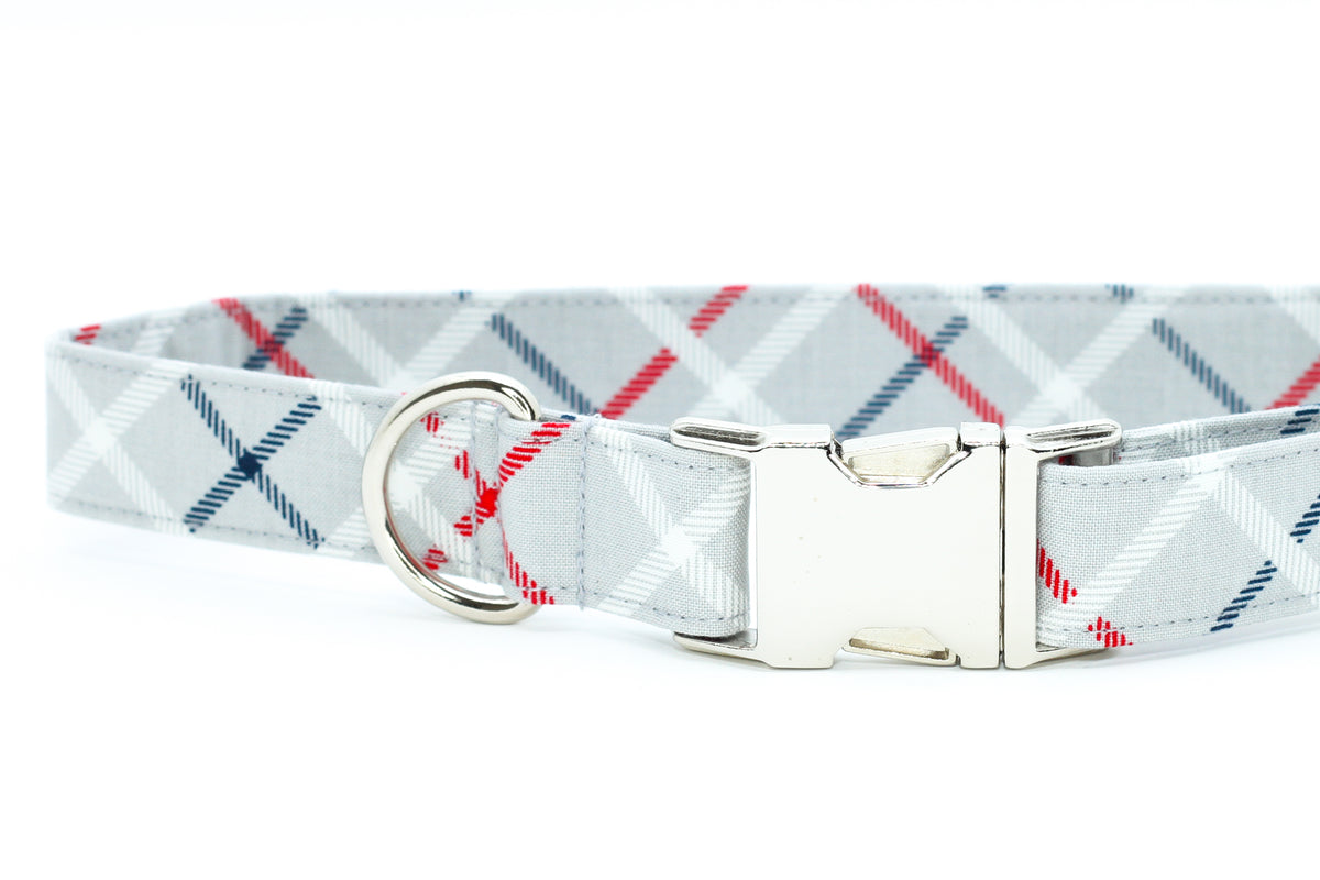 5/8 Width Personalized Dog Collar Burberry Dog Collar 