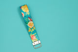 Teal Floral 6" Endurance Keychain
