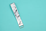White Marble 6" Endurance Keychain