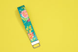 Teal Floral 6" Endurance Keychain