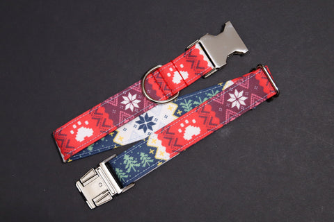The Gumdrop Nordic Fabric Dog Collar