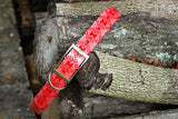 Expedition Ridge in Cayenne - Waterproof Titan Dog Collar - Dirtproof, Stinkproof by Zaley Designs