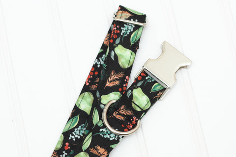 Winter Foliage Dog Collar