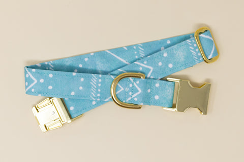 Sea Glass Aztec Dog Collar