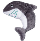 Shark Crescent Squeaker Dog Toy *floats!*