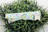 Paw Print Easter Eggs Dog Collar