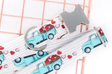 Vintage Trucks Valentines Dog Collar