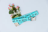 So Very Loved Blue Dog Collar
