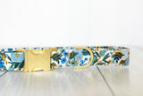 Blue Rifle Paper Company Floral Dog Collar