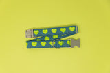 Tennis Hearts Dog Collar