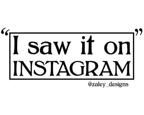 'I saw it on Instagram' Dog Collar