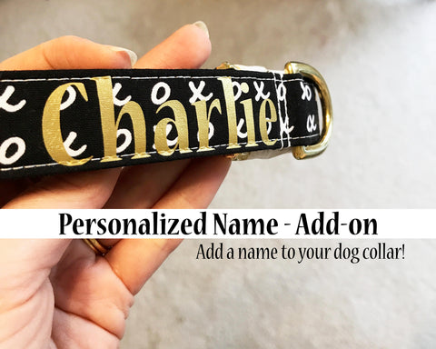 Add Name to Dog Collar - Add-On Listing Only