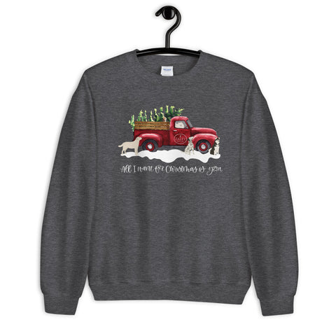 Christmas Truck Unisex Sweatshirt