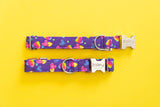 Rainbow Hearts 90s Dog Collar