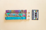 Retro 80s/90s Geometric Dog Collar