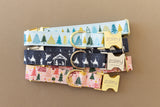 Blue Christmas Trees Dog Collar