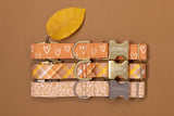 Caramel Hearts Dog Collar