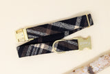 Coca Flannel Plaid Dog Collar