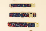 Atlas Flannel Plaid Dog Collar