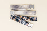 Flint Flannel Plaid Dog Collar