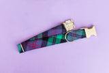 The Winnie Flannel Plaid Dog Collar