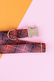 The Ginger Flannel Plaid Dog Collar