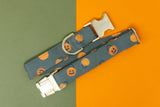 Olive Jack O Lantern Dog Collar