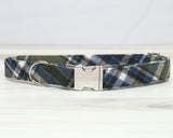 Walter Flannel Plaid Dog Collar