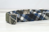 Walter Flannel Plaid Dog Collar