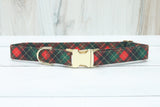 *NEW* Christmas Buffalo Plaid Dog Collar